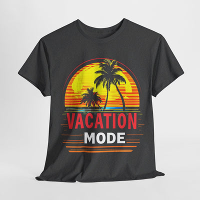 Sunset Palms Vacation Mode T-Shirt Design