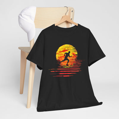 Sunset Running Man T-shirt design