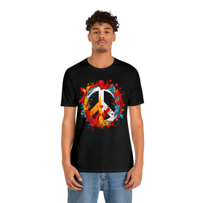 SAY NO TO WAR COLLECTION: PEACE AND LOVE SYMBOL IN COLOR