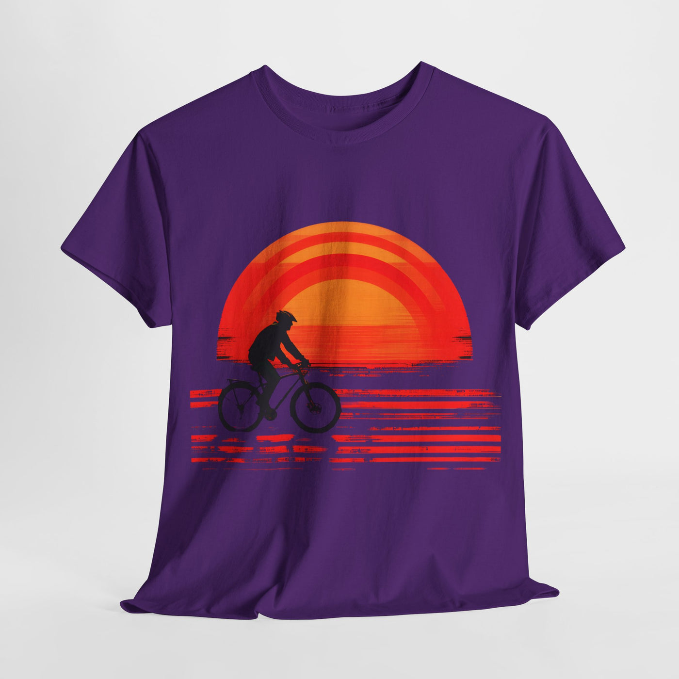 Bike Rider Sunset T-shirt design