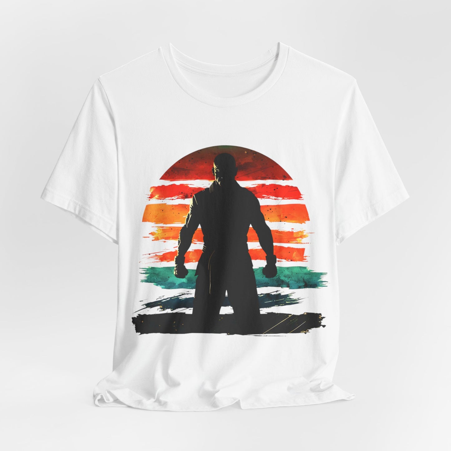 Workout Man Sunset T-shirt design