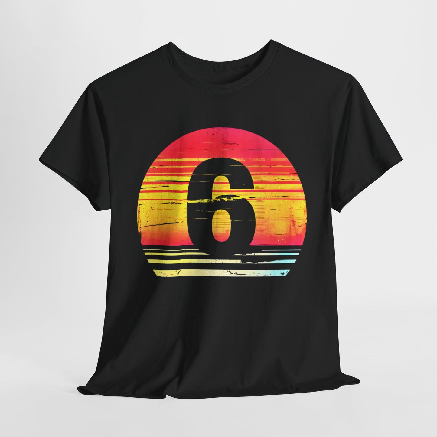 "Lucky Number 6 T-Shirt – Premium Cotton Tee with Bold Graphic, Stylish & Comfortable Casual Wear"