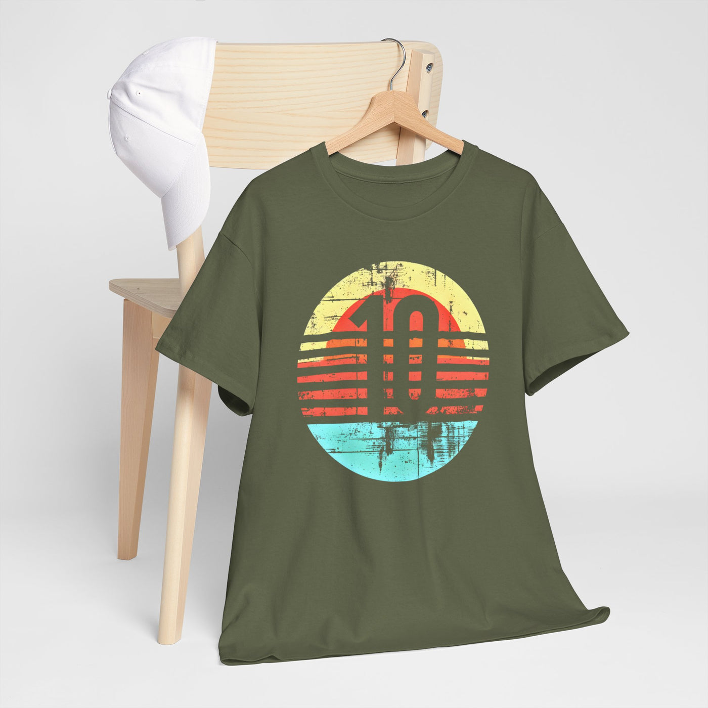 "Number 10 Sunset T-Shirt – Premium Cotton Tee with Vibrant Sunset Graphic, Casual & Stylish Wear"