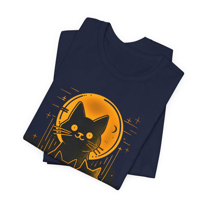 Three Cats Under the Moon T-shirt design