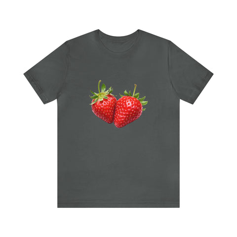 Sweet fruits collection: Pair of Ripe Strawberries