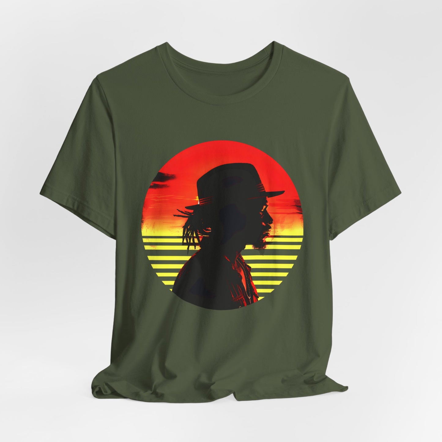 Rastaman Sunset T-shirt design