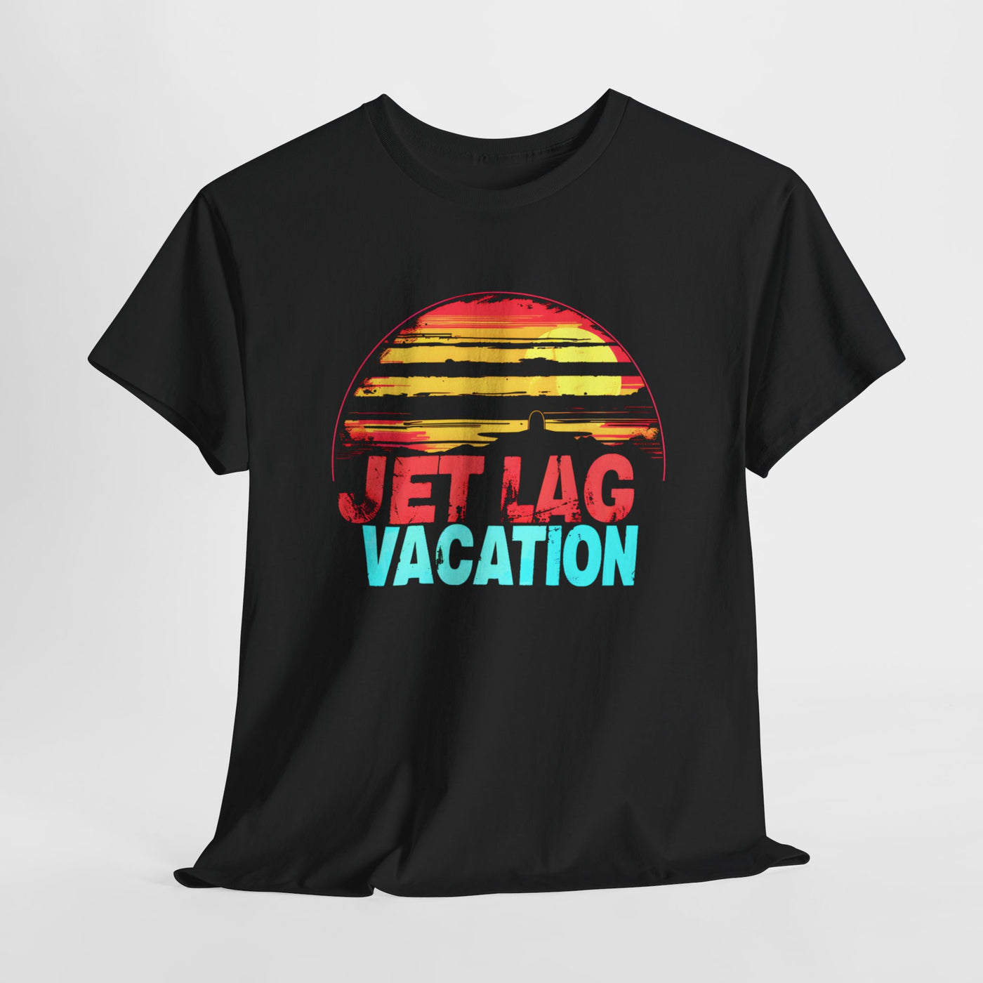 "Jet Lag Vacation T-Shirt - Travel Humor, Fun Vacation Graphic Tee"