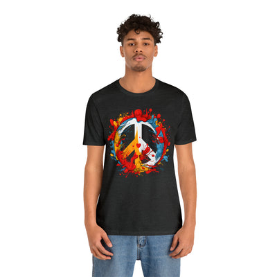 SAY NO TO WAR COLLECTION: PEACE AND LOVE SYMBOL IN COLOR