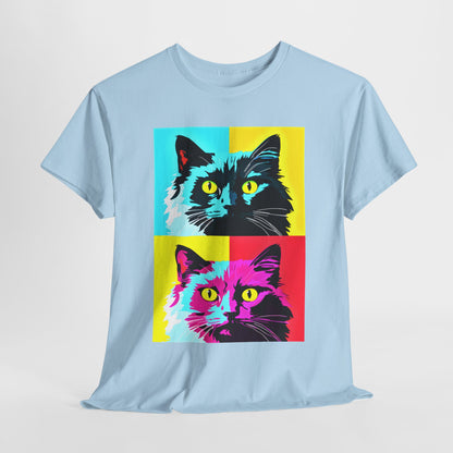 Warhol Style Pop-Art Cats T-shirt design