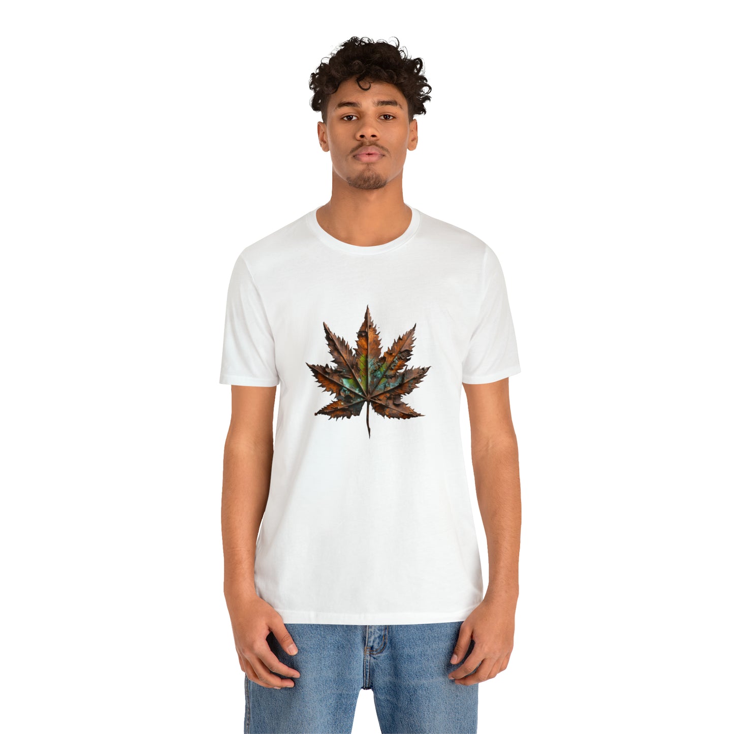 Cannabis art collection: Rusted metal cannabis leaf design