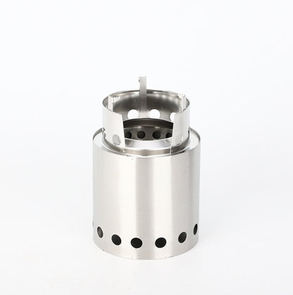 Outdoor Camping Firewood Stove Integrated Stainless Steel