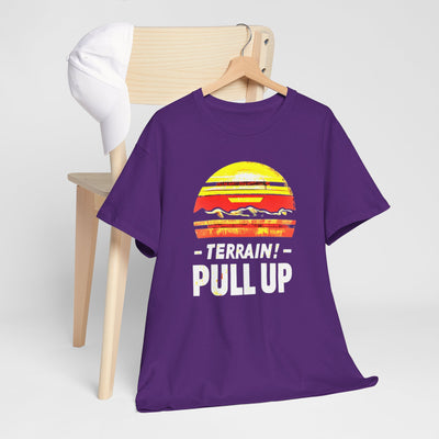 "Terrain! Pull Up Emergency Aviation Callout" Graphic T-shirt