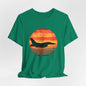 F-16 Fighter Jet Sunset T-shirt design