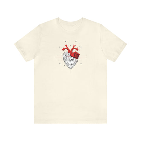 Hearts collection: Line Art Heart Triangular Design