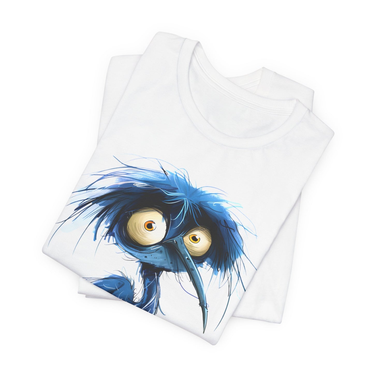 Bad hair day bird t-shirt design