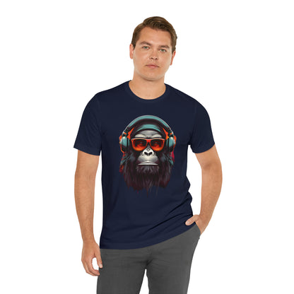 Apes design collection: Funky Gorilla in headphones