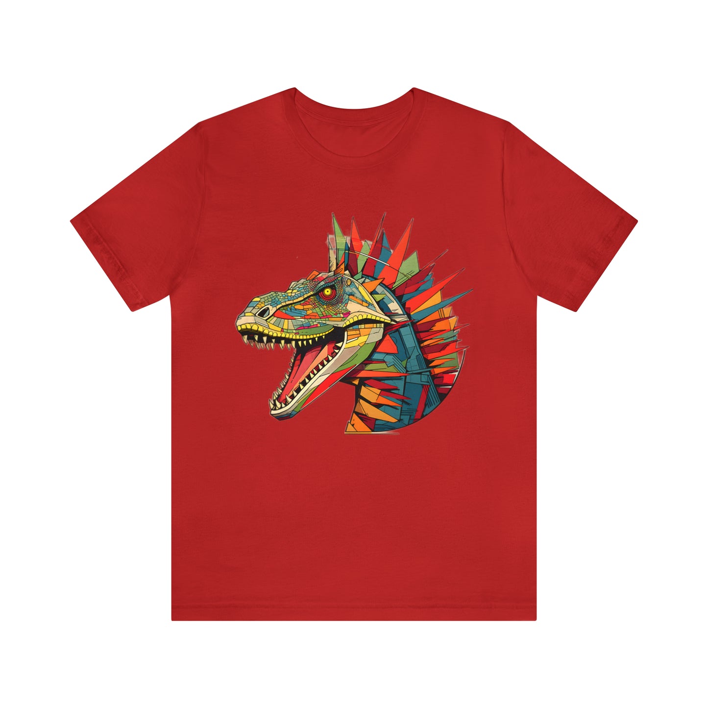 Dinosaurs collection: Colorful t-rex with spikes