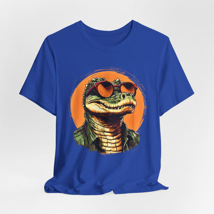 Cool Croc in Sunglasses Animal T-shirt design