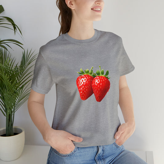 Sweet fruits collection: Two strawberries