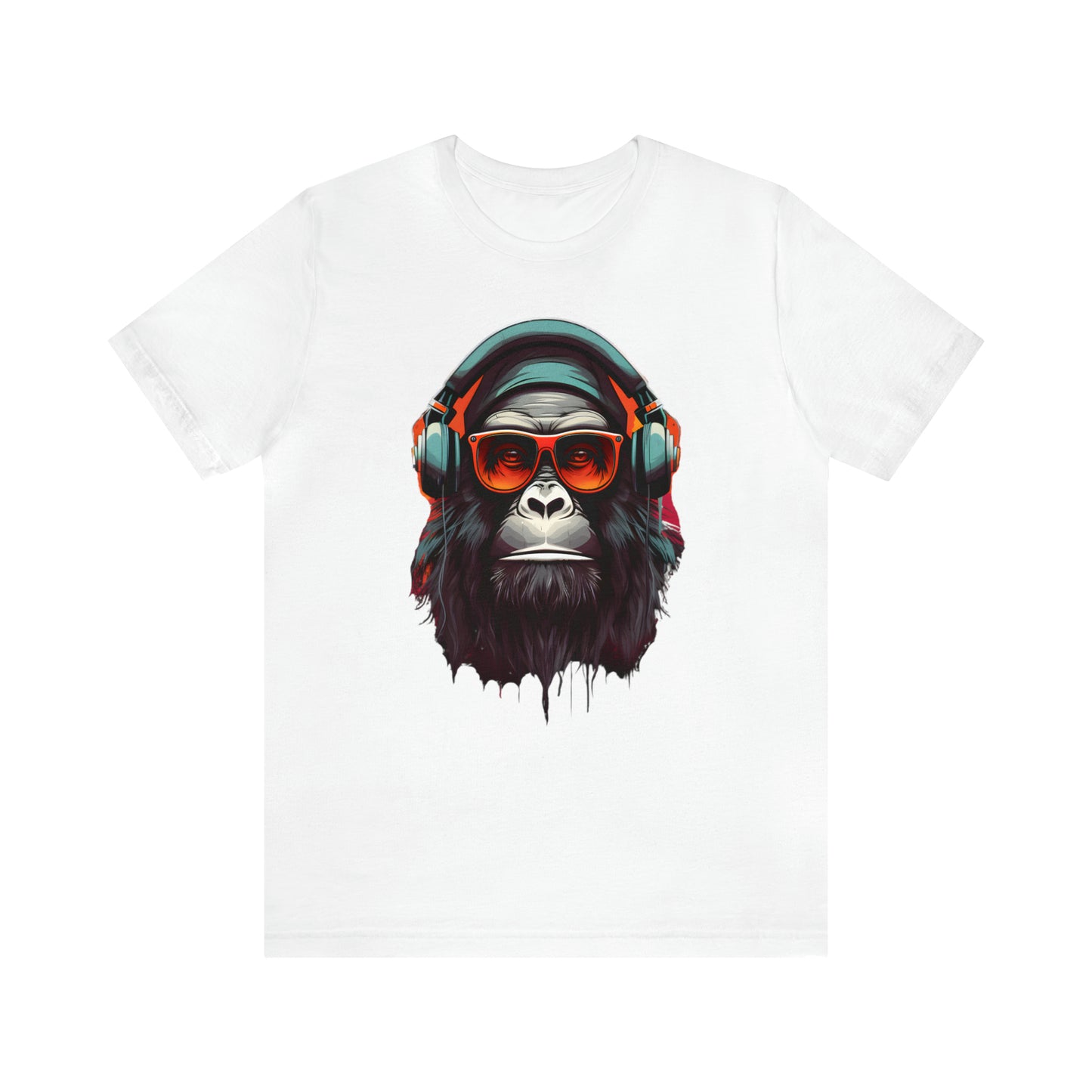 Apes design collection: Funky Gorilla in headphones