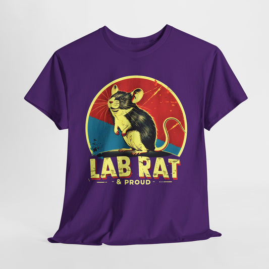 "Lab Rat & Proud" T-Shirt - Funny Science Tee for Researchers - Unisex, Soft Cotton, Perfect Gift for Scientists