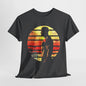 Strong Man Sunset Silhouette T-shirt design