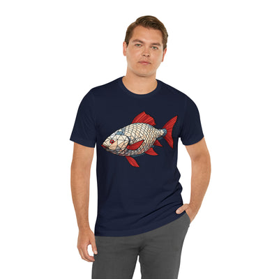 Fishy art collection: Rudd fish triangulation