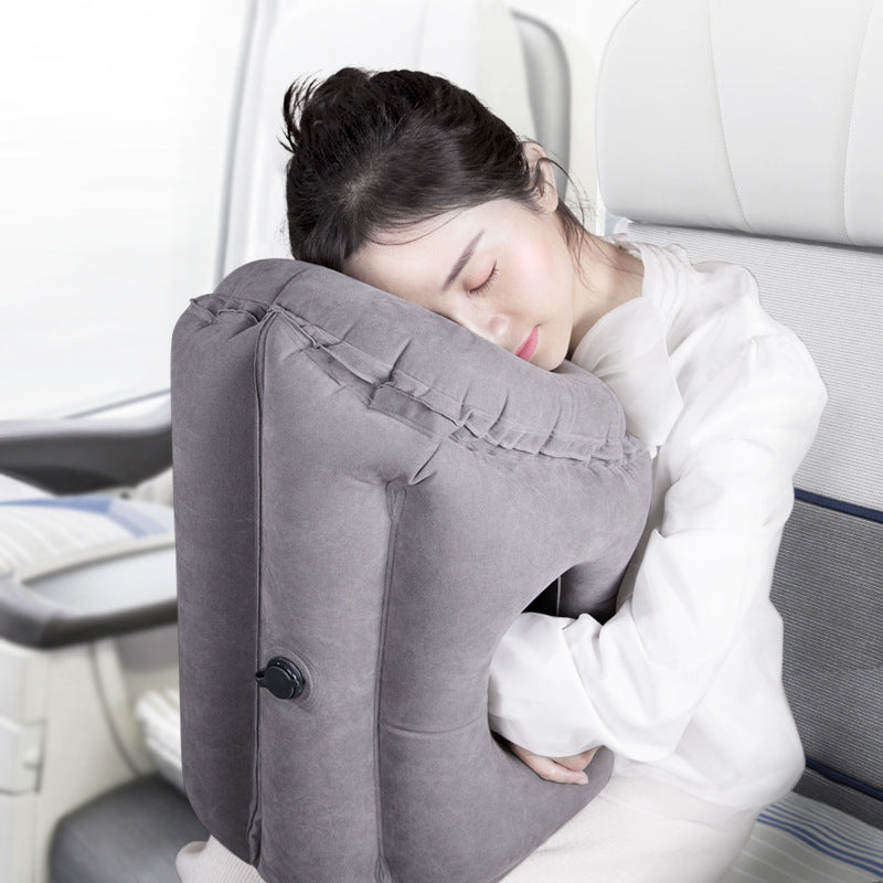 Sleeping inflatable pillow office travel nap pillow