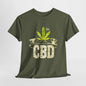 CBD Cannabis Leaf | 420 Adult T-Shirt | Unisex Hemp Lover's Tee