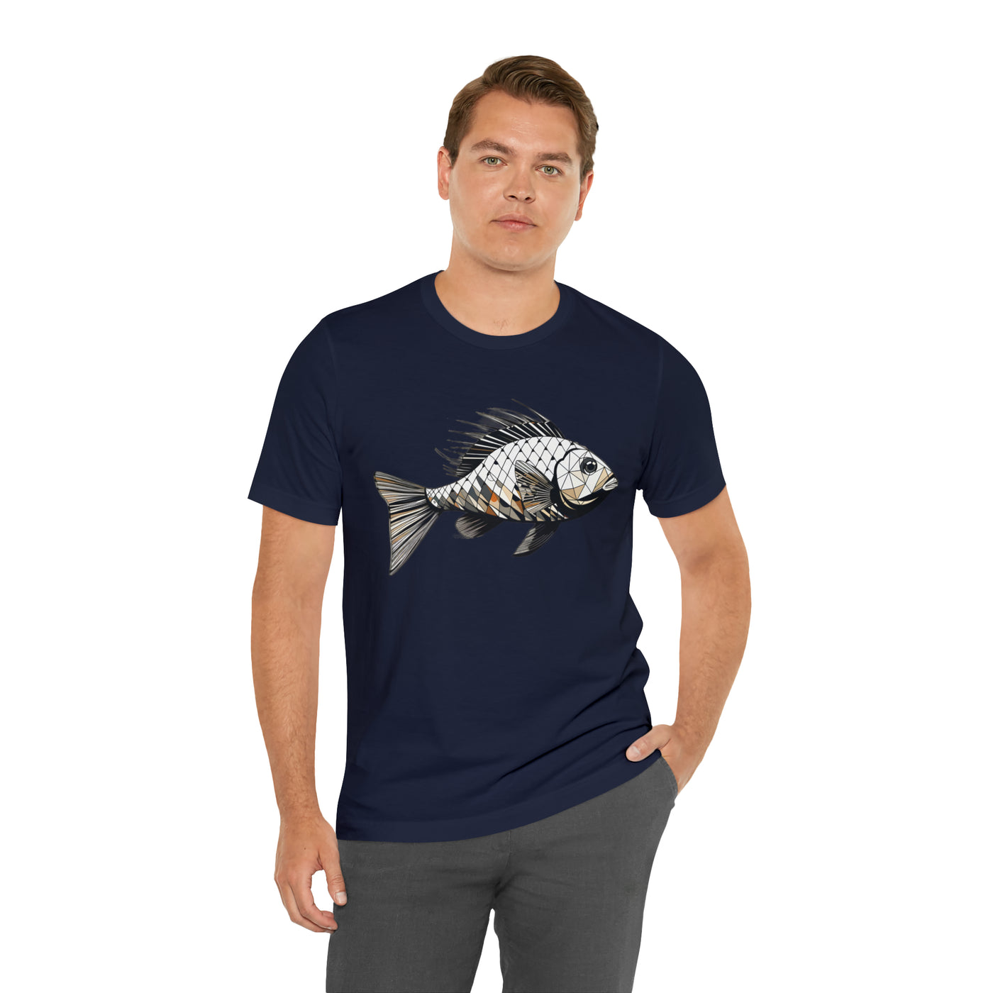 Fishy art design: Tilapia triangulation design