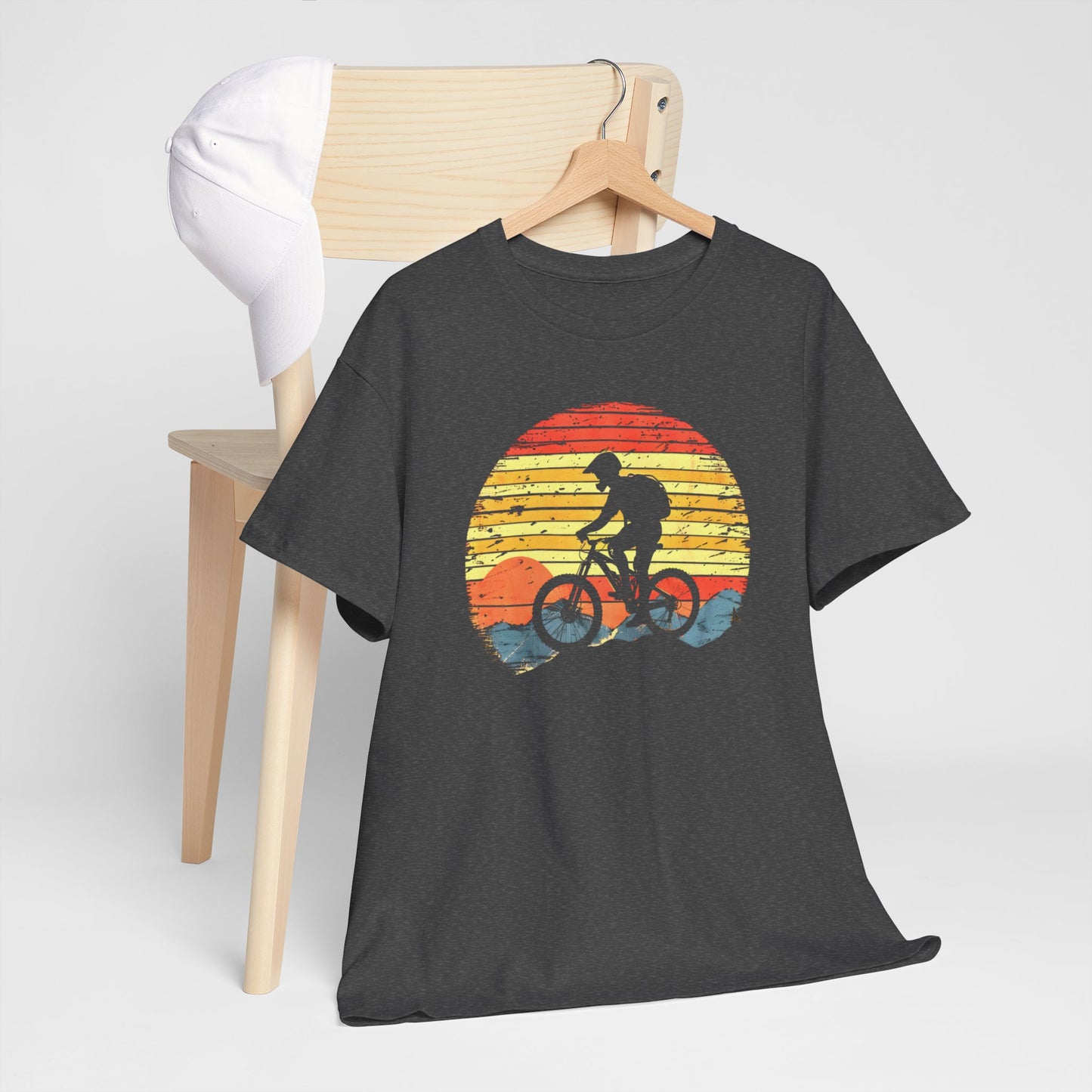 "Mountain Biking T-Shirt – Bold Trail Rider Graphic Tee for Adventure Seekers"