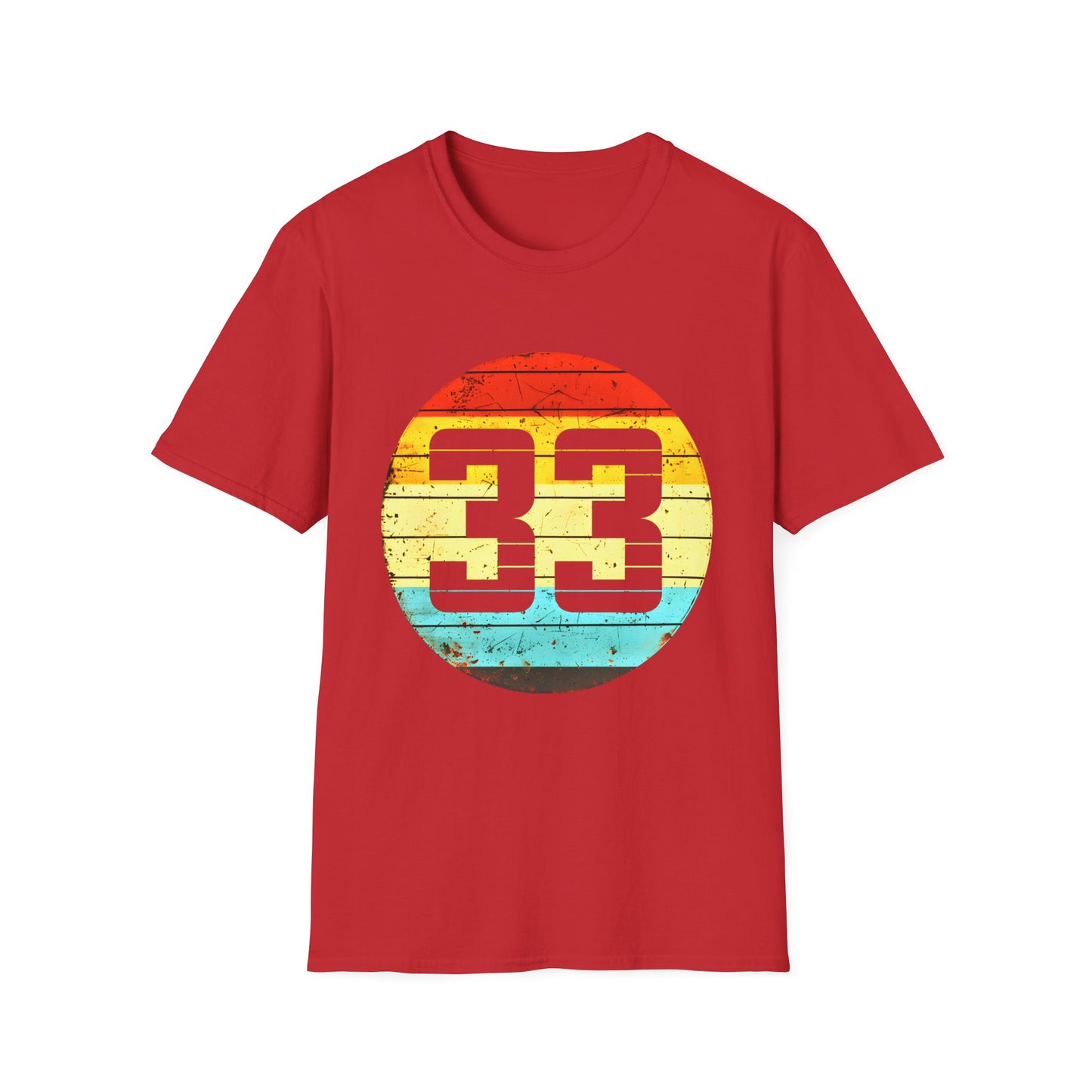 "33" Iconic Number T-shirt design