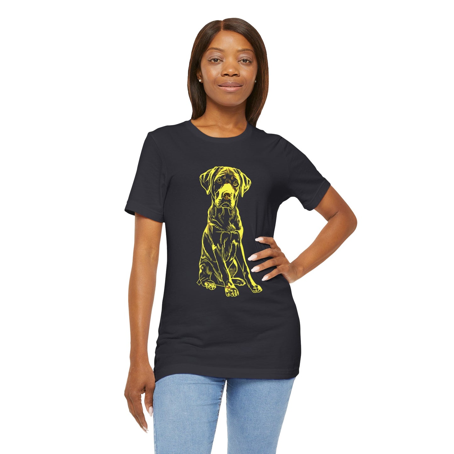 Golden Retriever Dog Line Art T-shirt design