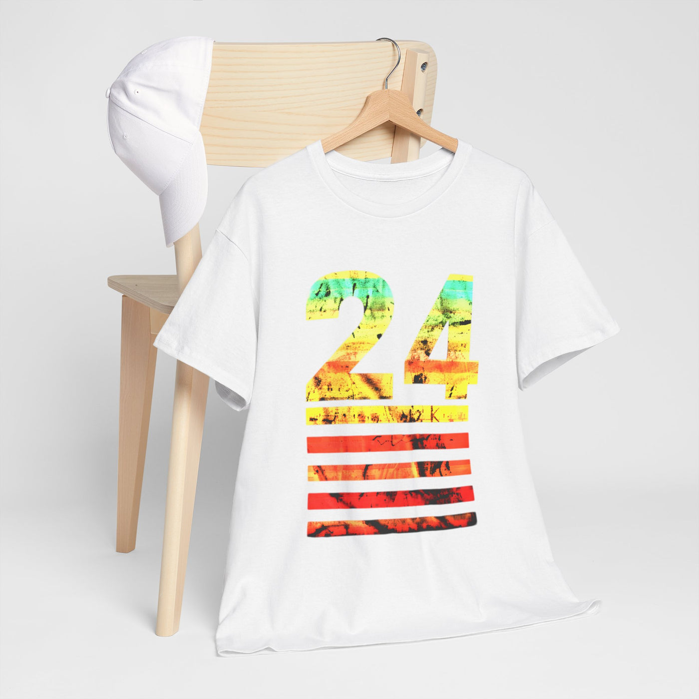 Number 24 Sunset T-Shirt | Iconic Sportswear for Fans and Athletes