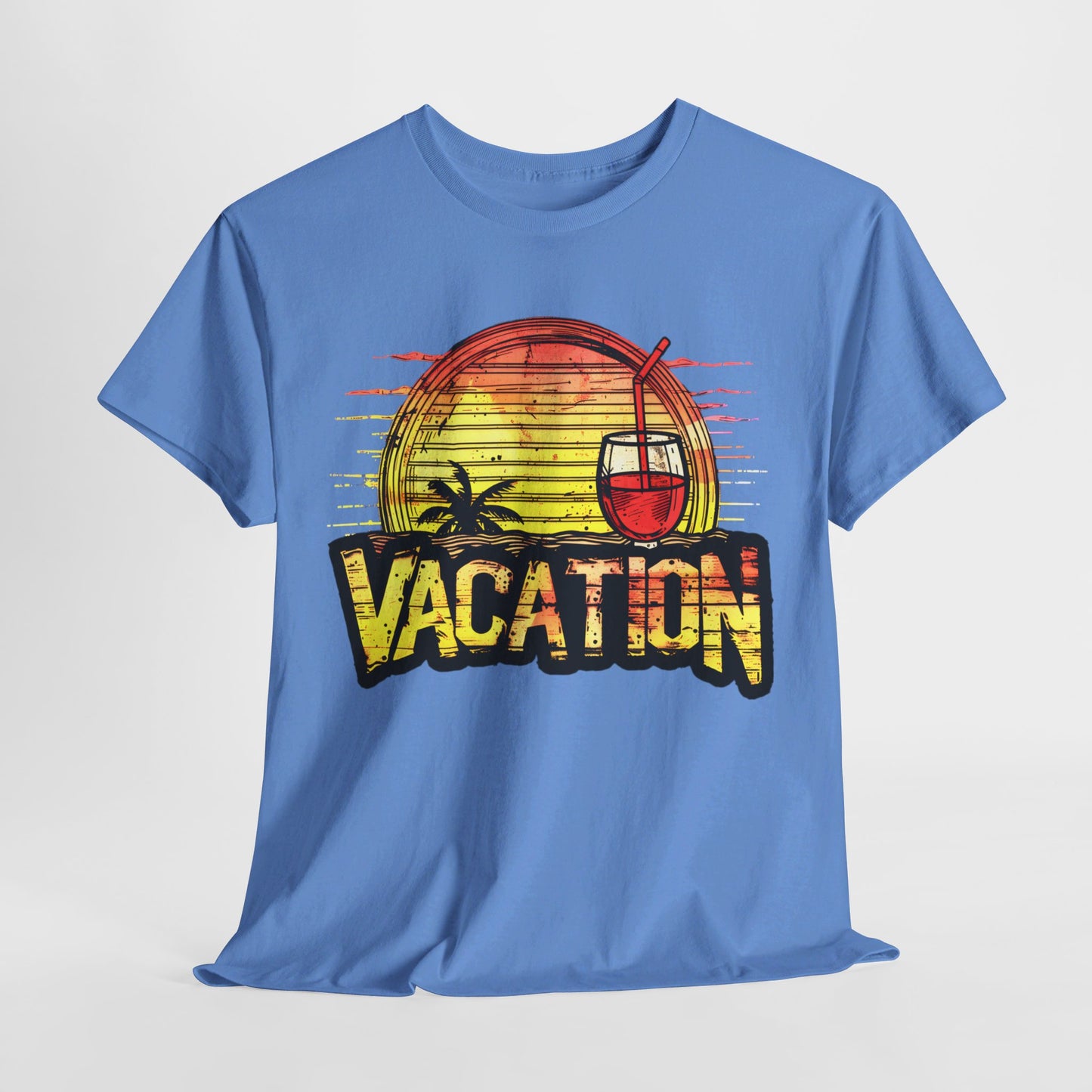 Sunset Vacation Cocktails Pleasures T-Shirt – Sip, Relax, and Unwind