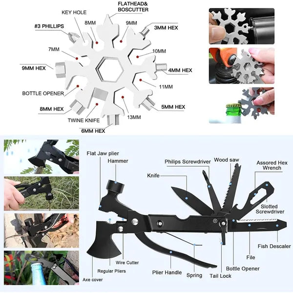 Emergency Survival Kit 30 In 1 Professional Survival Gear Equipment First Aid Supplies For SOS Tactical Hiking Hunting Camping