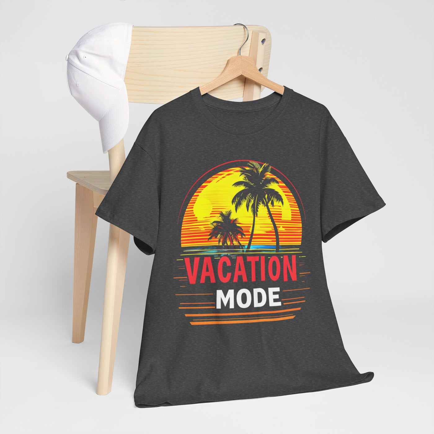 Sunset Palms Vacation Mode T-Shirt Design