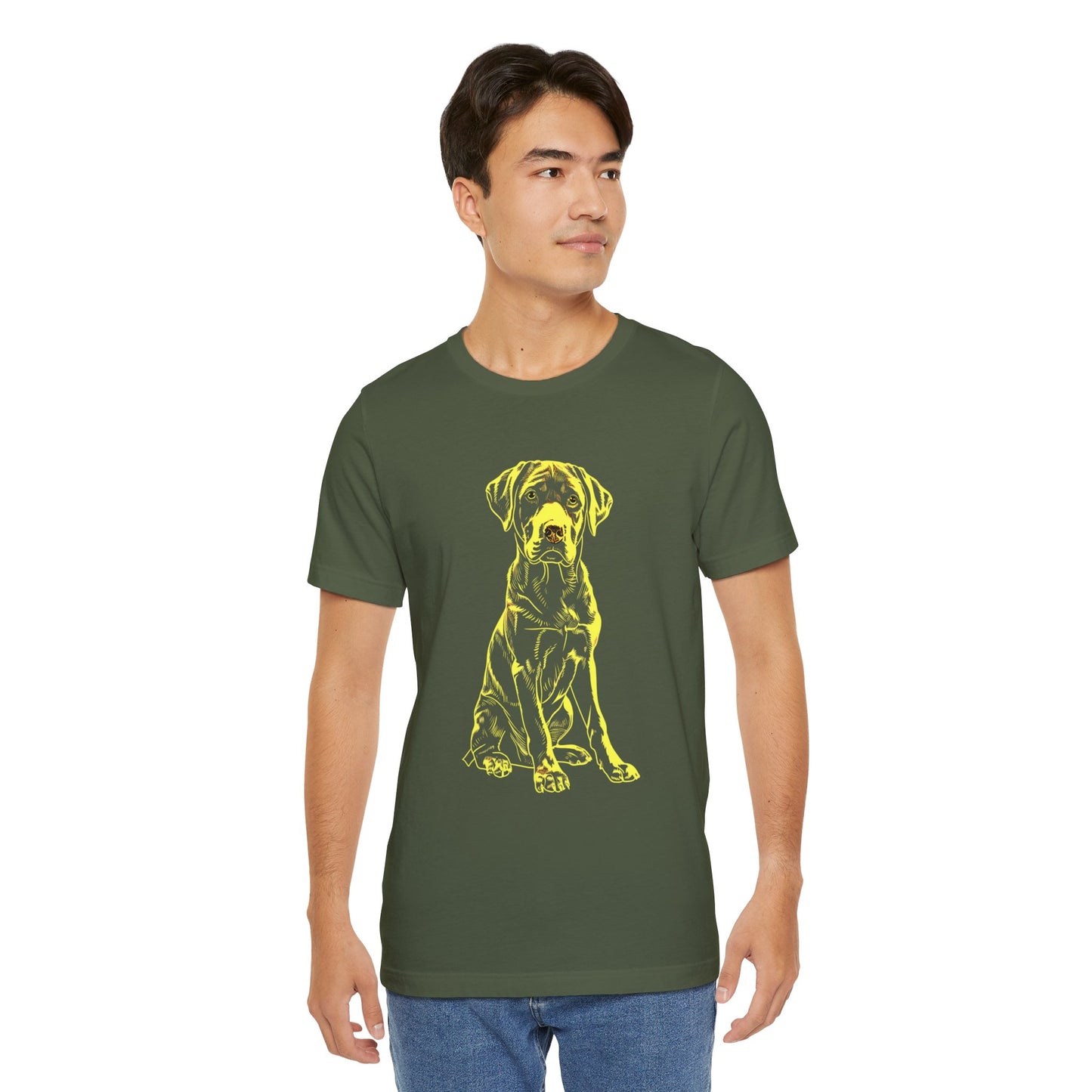 Golden Retriever Dog Line Art T-shirt design