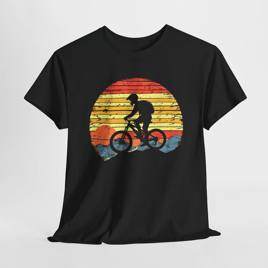 "Mountain Biking T-Shirt – Bold Trail Rider Graphic Tee for Adventure Seekers"