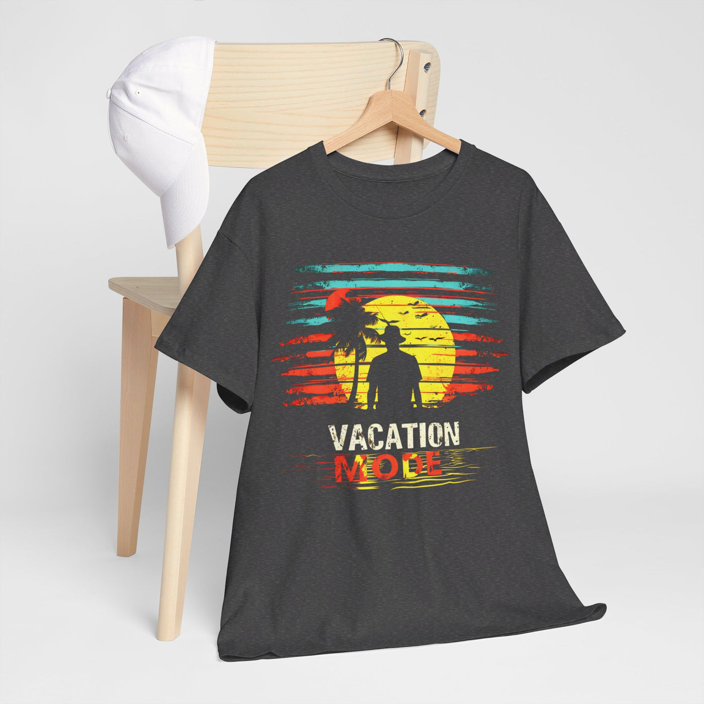 Sunset Vacation Mode Vibrant T-Shirt Design For Your Next Vacation