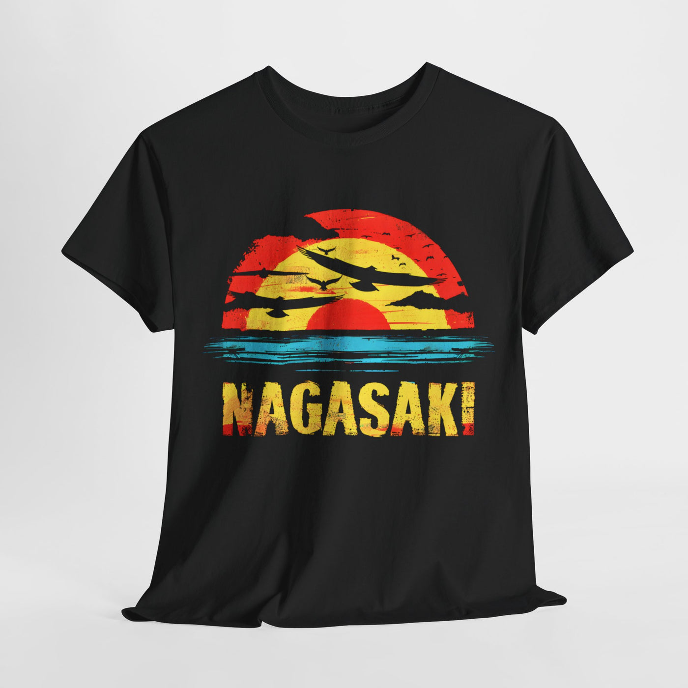 Nagasaki Sunset T-shirt – Cool Japanese Destination Graphic Tee