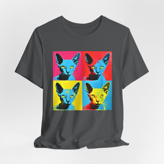 4 Warhol Style Cats T-shirt design