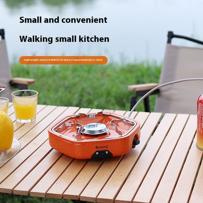 Outdoor Portable Gas Stove Portable Camping Picnic Stove Household Hot Pot Stove