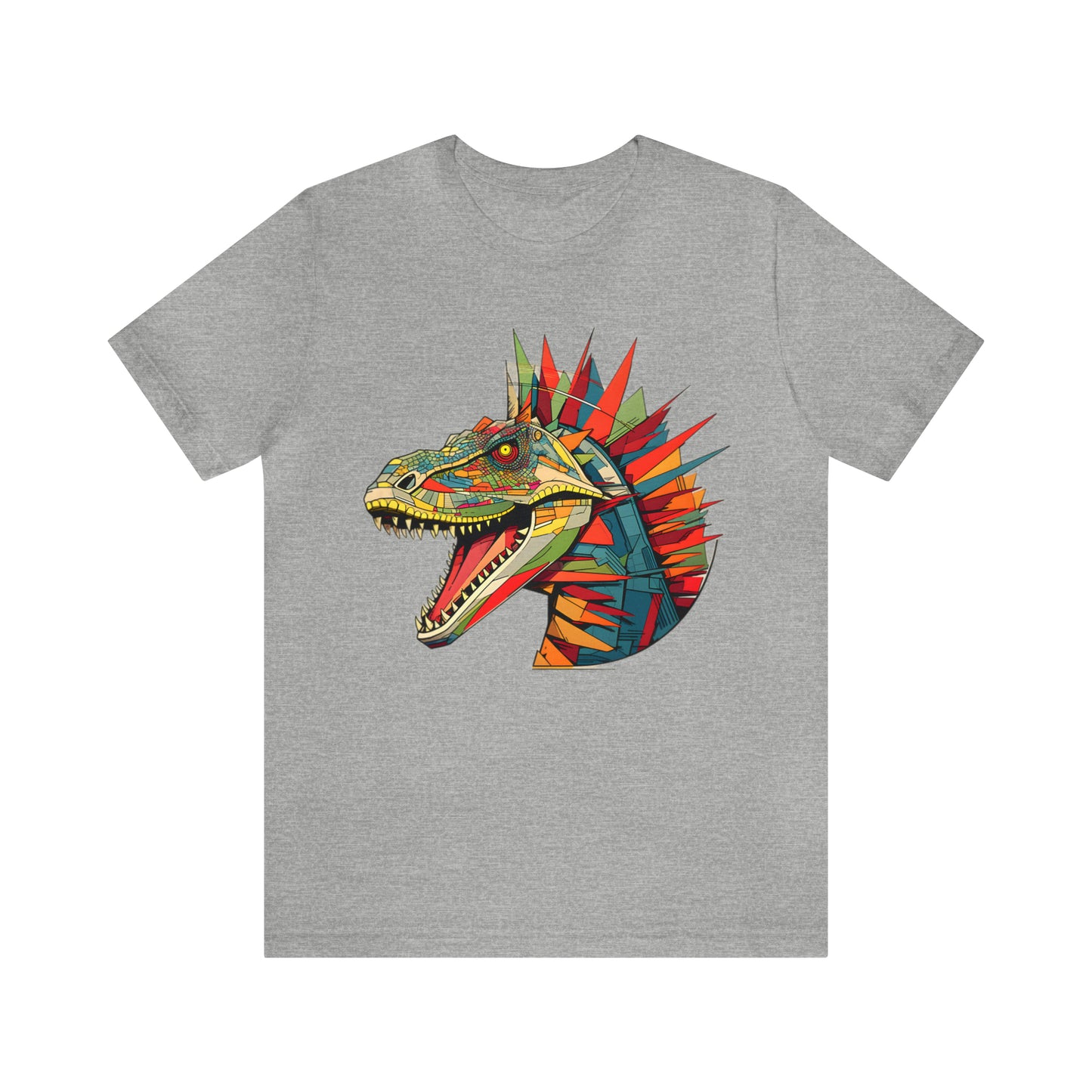 Dinosaurs collection: Colorful t-rex with spikes