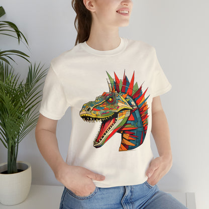 Dinosaurs collection: Colorful t-rex with spikes