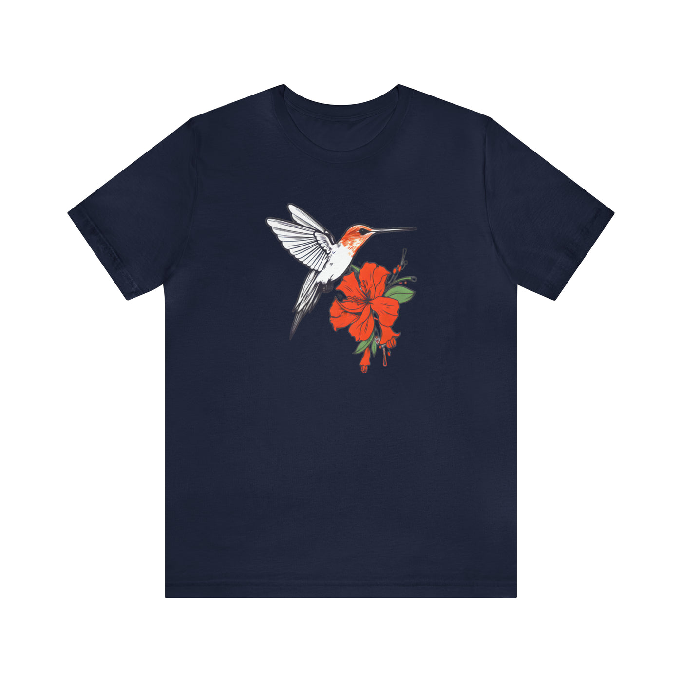 Power of birds collection: Hummingbird and flower