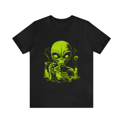 Aliens collection: Green smoking alien