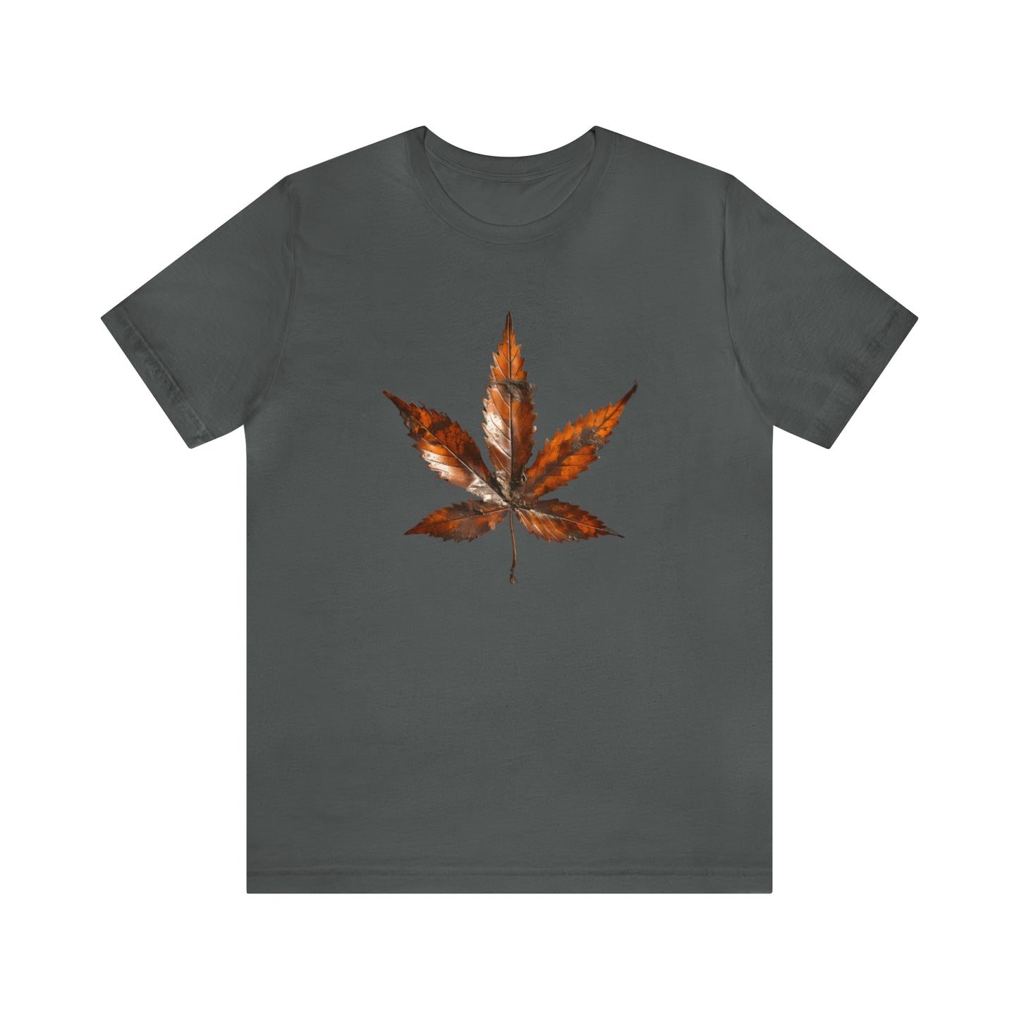 Cannabis art collection: Rusted metal cannabis leaf