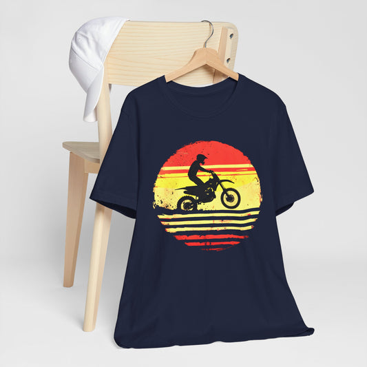 Motocross Race Sunset T-shirt design