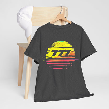 Triple 7 Number T-Shirt | Lucky and Iconic Graphic Tee for Good Fortune